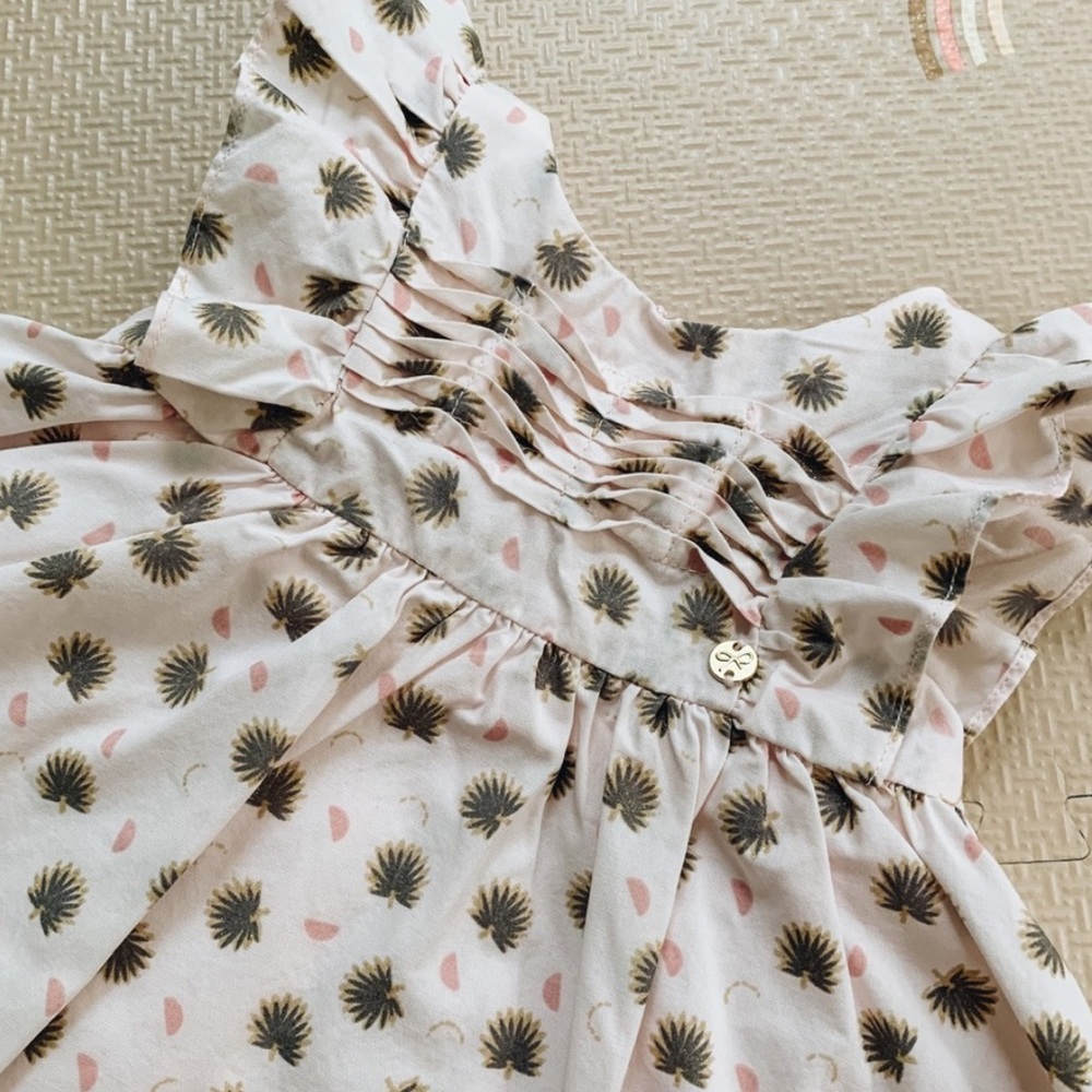 Twin Lili Gaufrette Palm Dress size 9 months - Picture 2 of 2